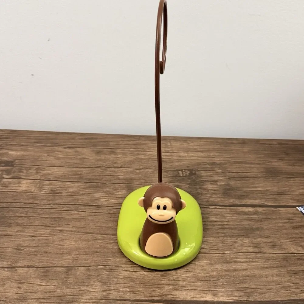 Joie Monkey Banana Tree Holder, Countertop Fruit Hanger with Secure Black